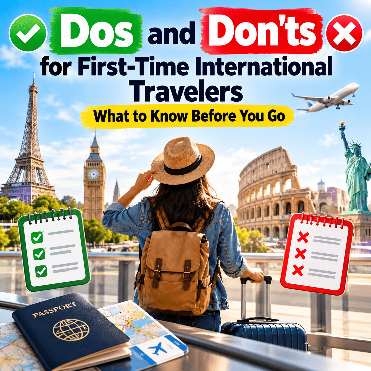 Dos and Don’ts for First-Time International Travelers: What to Know Before You Go